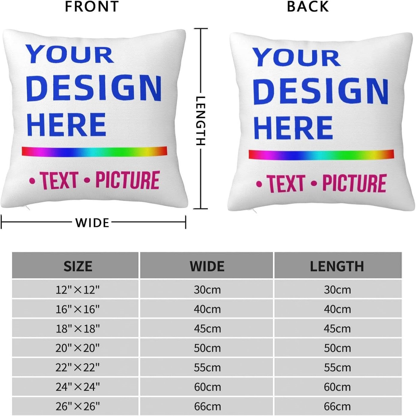 Customized Photo Pillowcase Pe - огляд і ціна Pillow Cover Sublimation