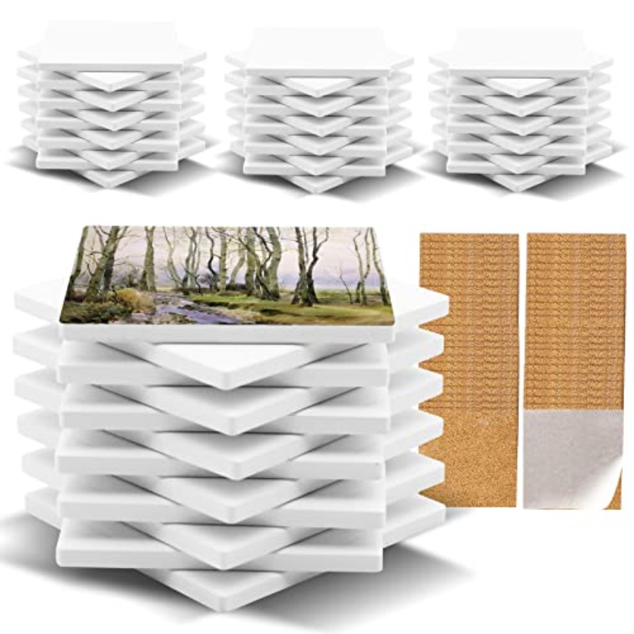 48 Pack Sublimation Blanks Coa - огляд і ціна Ceramic Tile Blank
