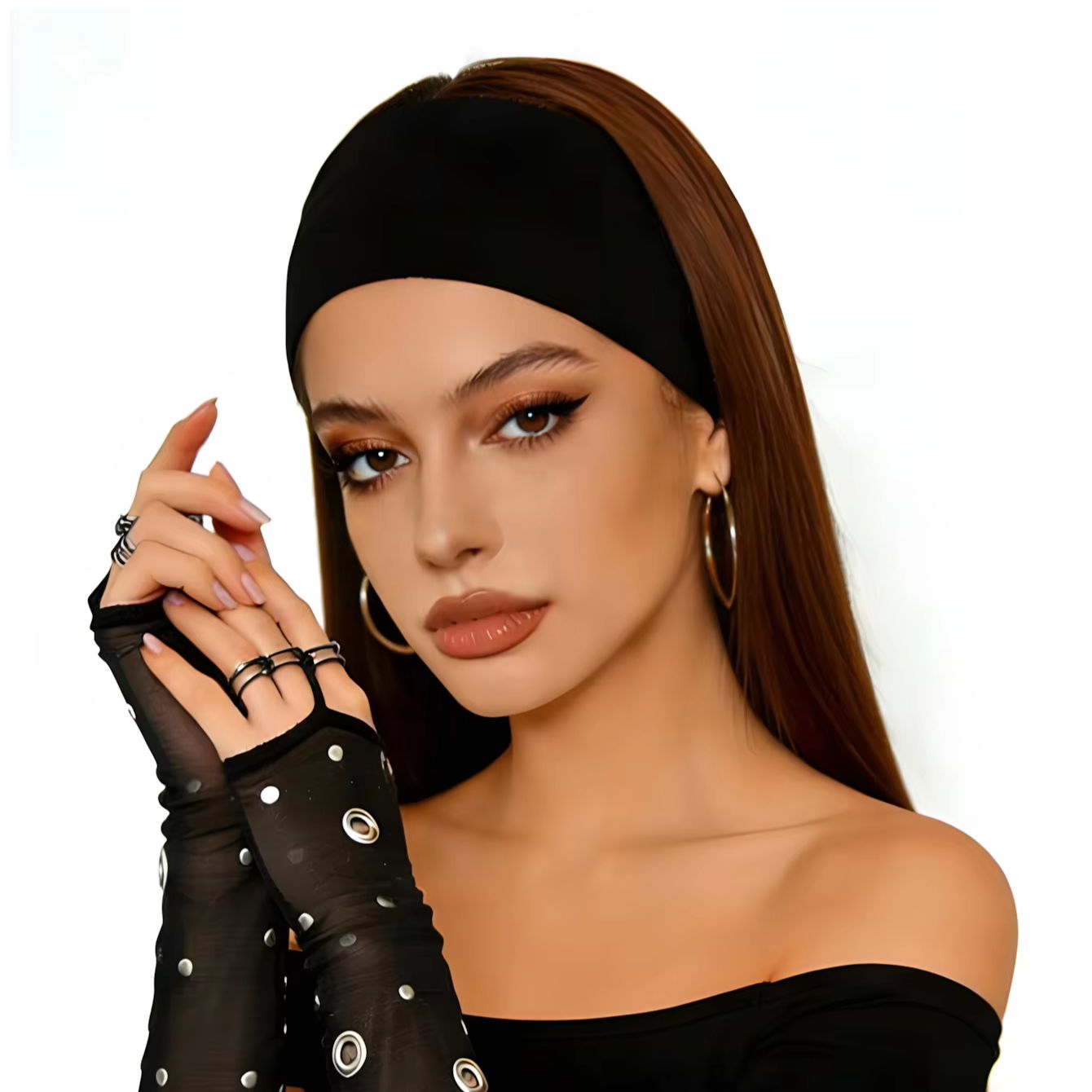 1pc black and white triangle h - огляд і ціна Bandana Blank White