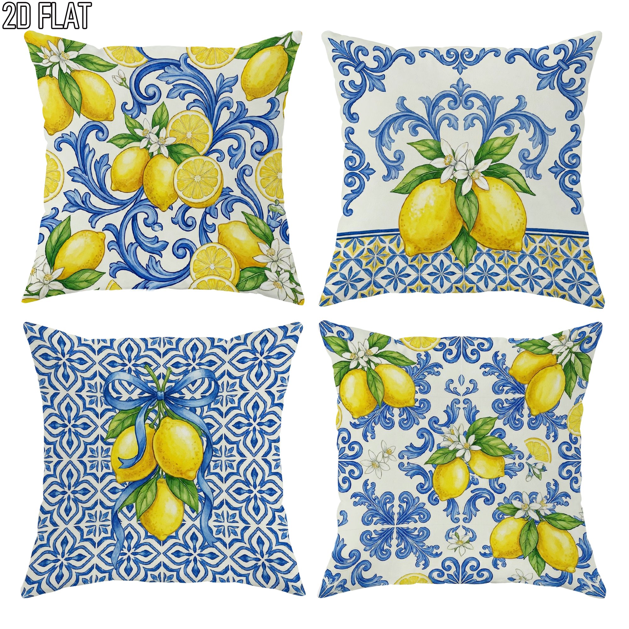 4Pcs Italian Summer Style Thro - огляд і ціна Ceramic Tile Blank