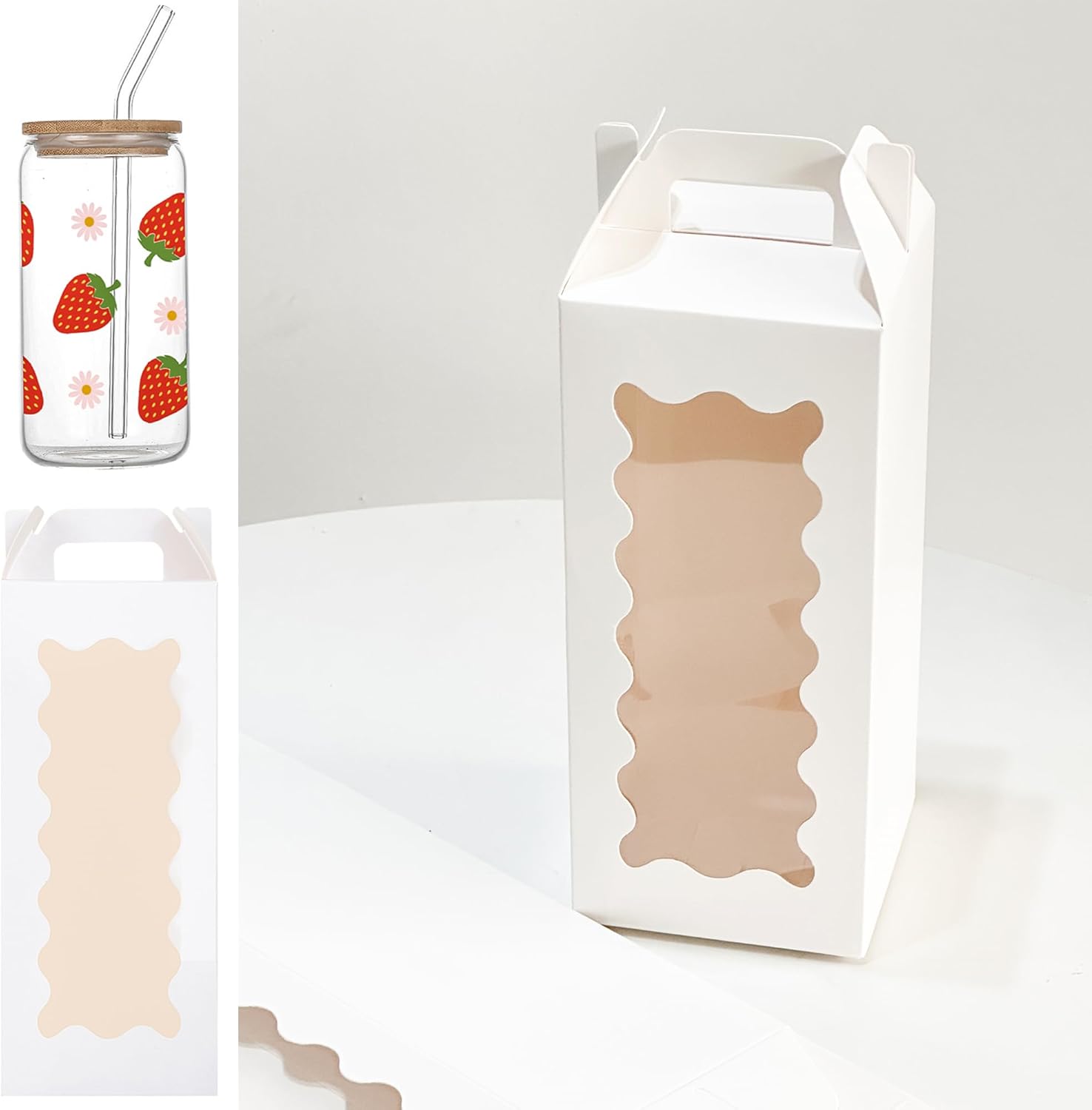 25 Pack Tumbler Gift Boxes wit - огляд і ціна Tumbler 20Oz White