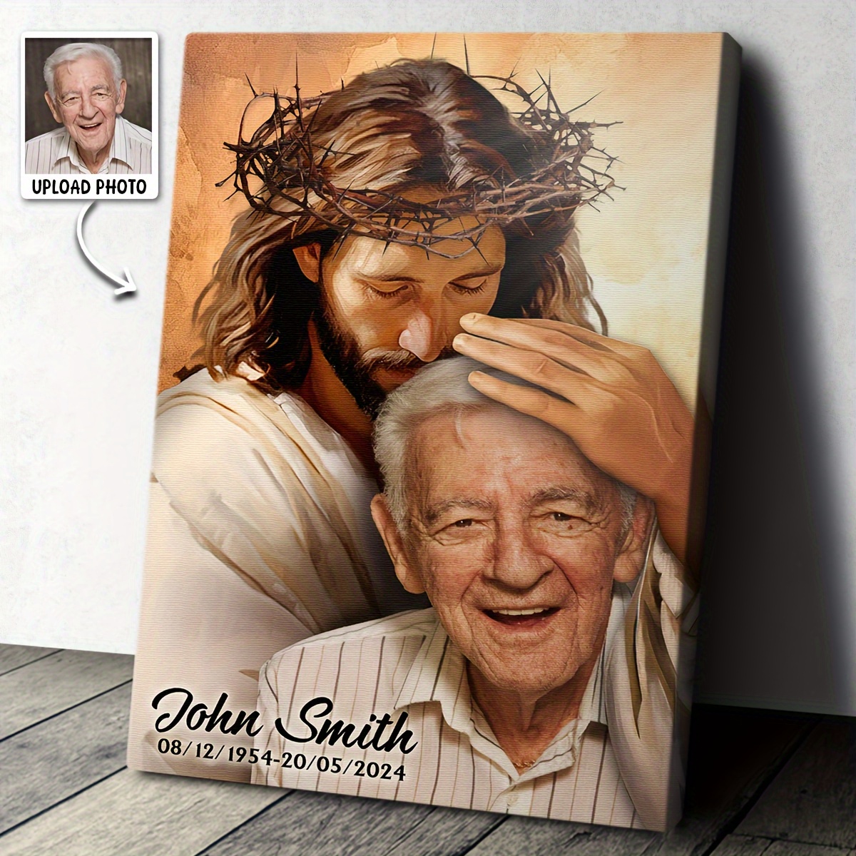 2D Flat-Custom Religious Memor - огляд і ціна Canvas Wrap Ready