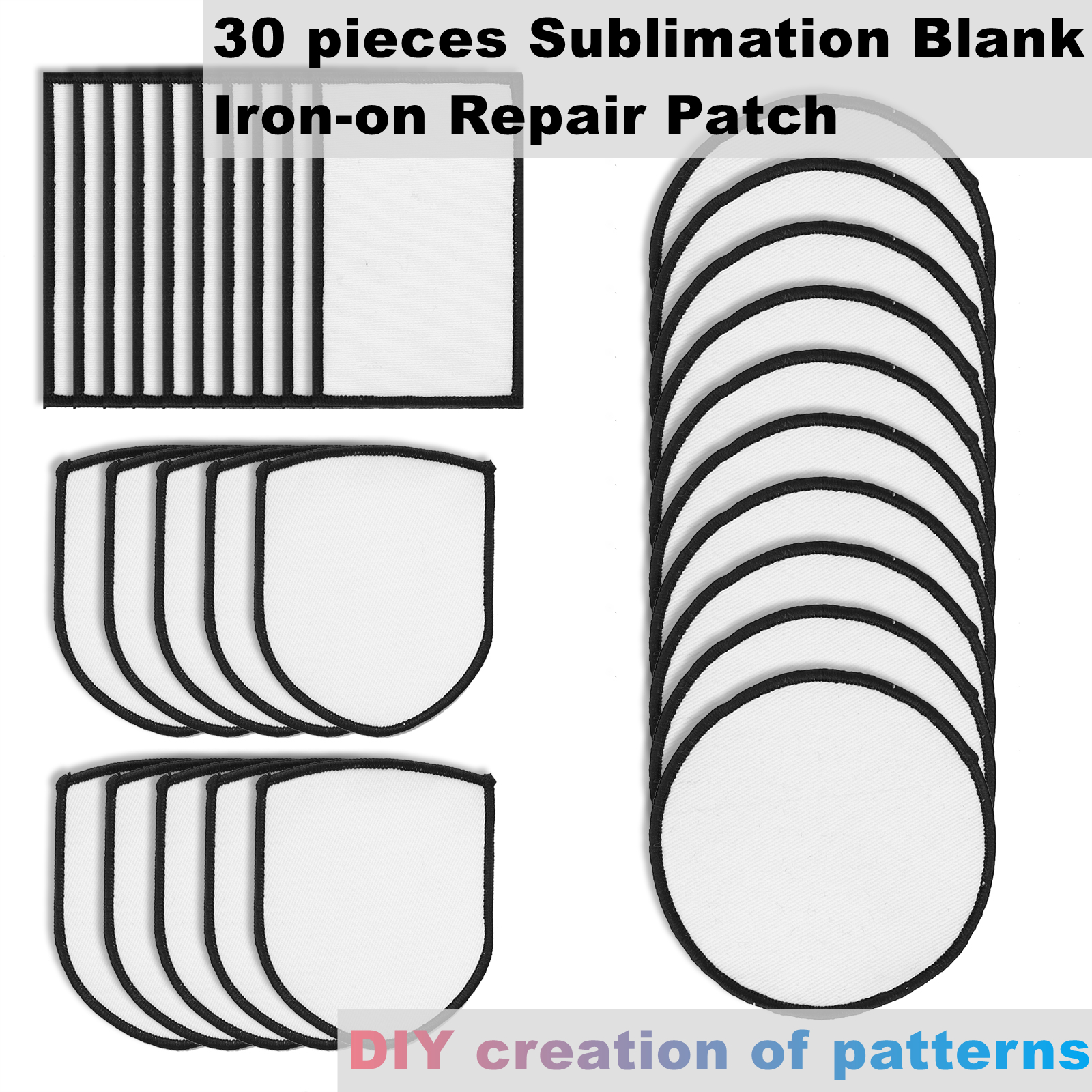 30Pcs/Lot Sublimation Blank Ir - огляд і ціна Hat Sublimation Blank