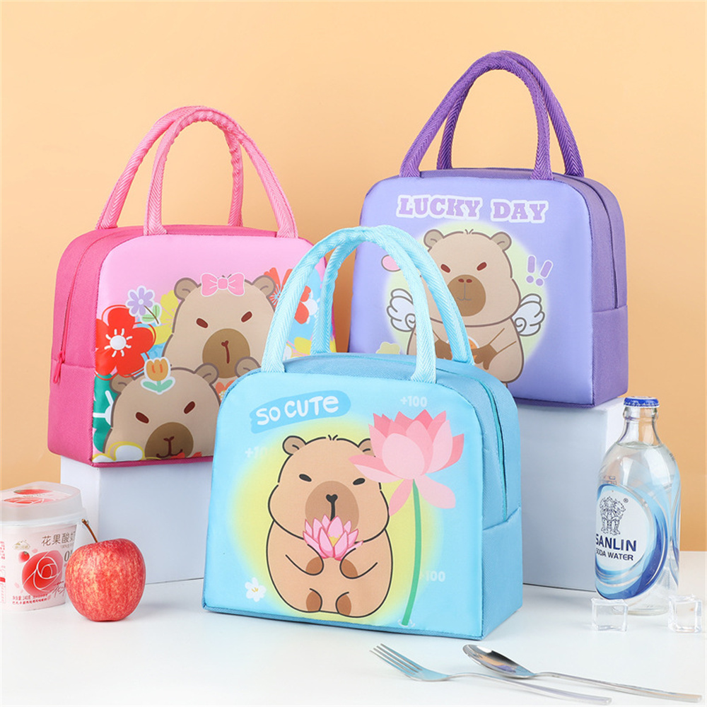 Cartoon Capybara Lunch Bag Ins - огляд і ціна Tote Bag Sublimation