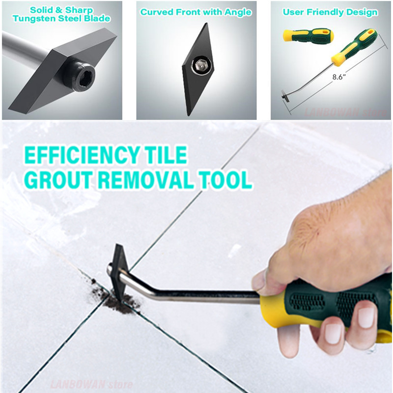 Grout Removal Tool Caulking Cl - огляд і ціна Ceramic Tile Blank