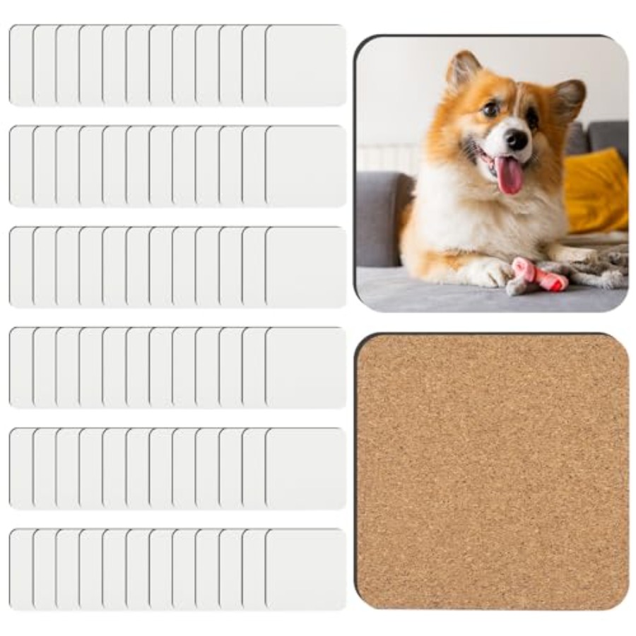 PCS Sublimation Coasters Blank - огляд і ціна Coaster Sublimation Blank