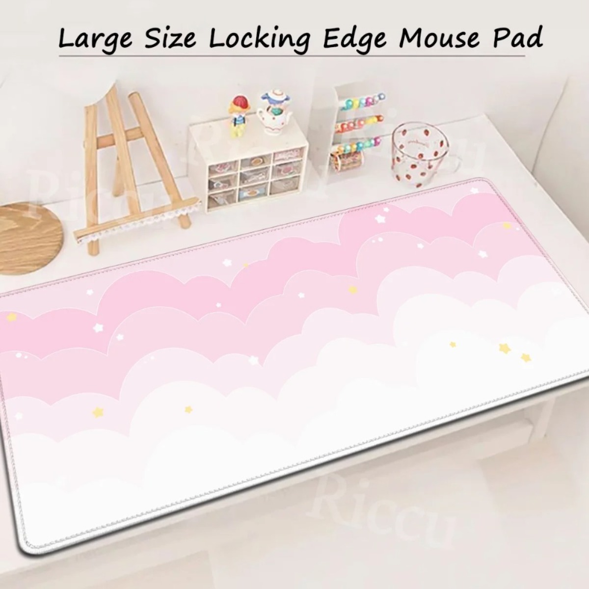 Pink Pastel Clouds Extended Mo - огляд і ціна Mouse Pad Blank Sublimation