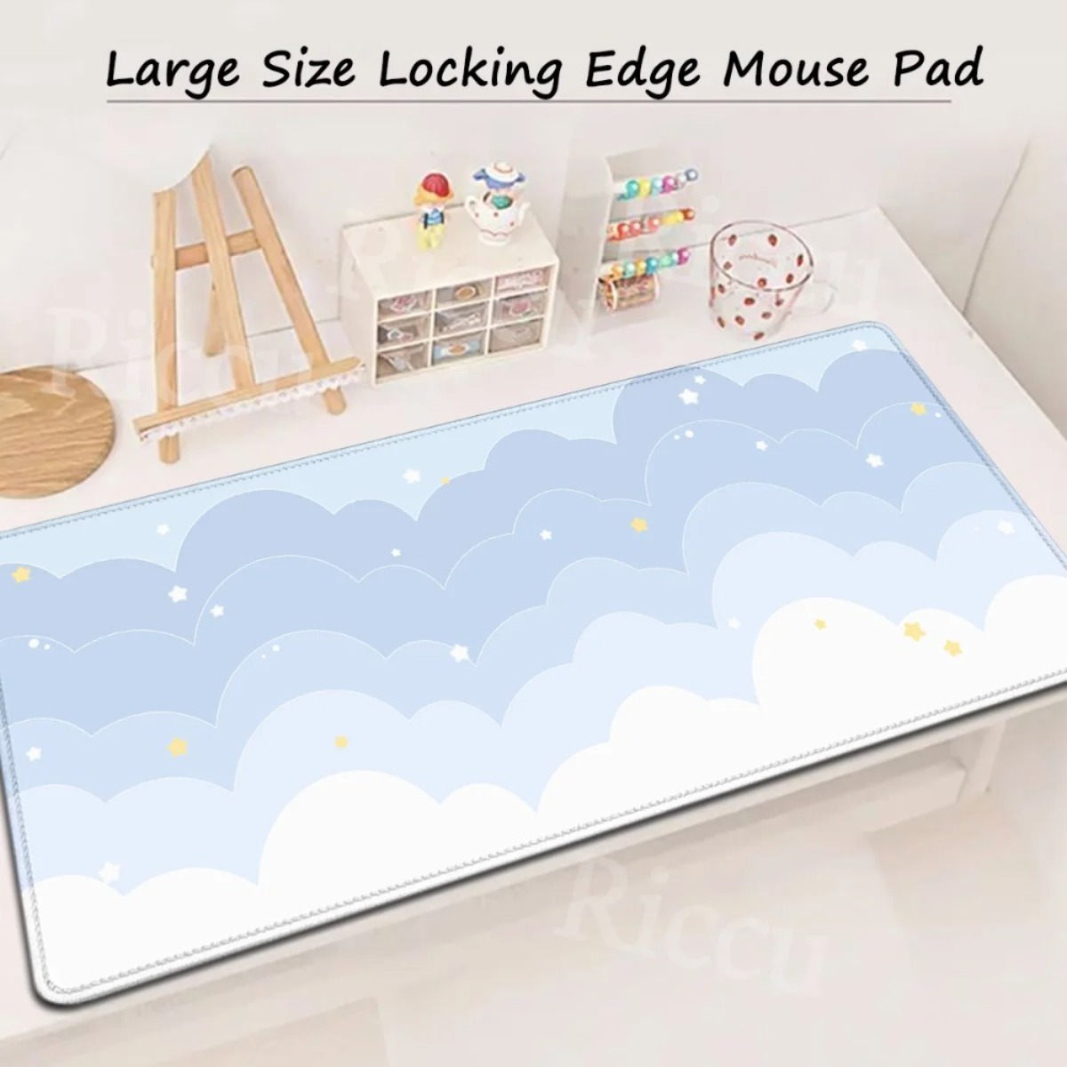 Pink Pastel Clouds Extended Mo - огляд і ціна Mouse Pad Blank Sublimation