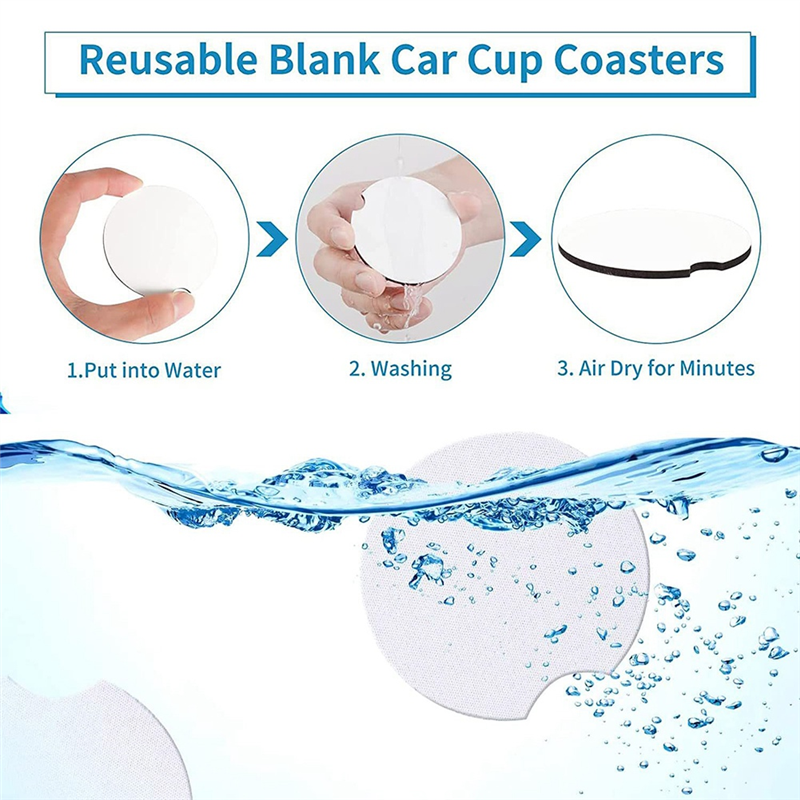 COFA-1 Set DIY Sublimation Bla - огляд і ціна Coaster Sublimation Blank