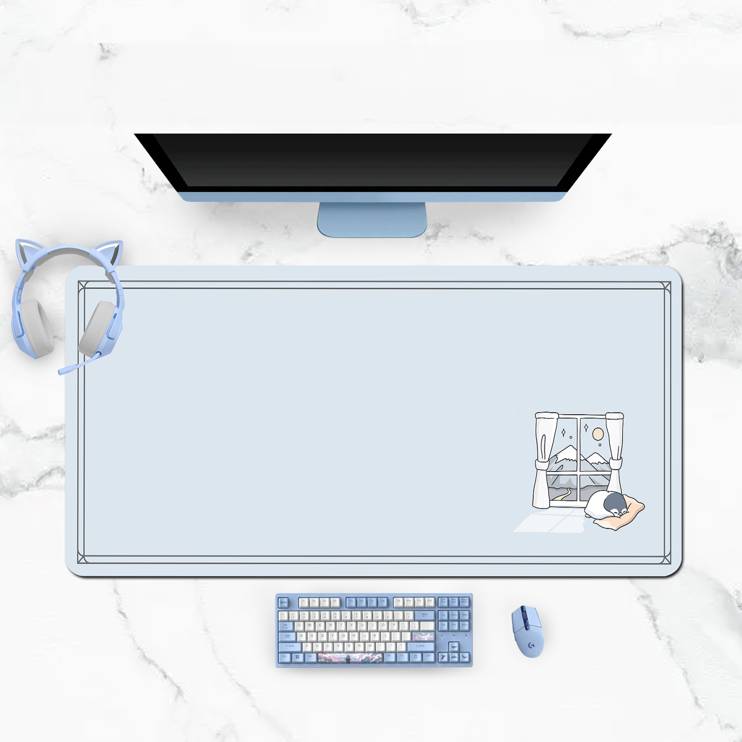 Extra large size pad for girls - огляд і ціна Mouse Pad Blank Sublimation