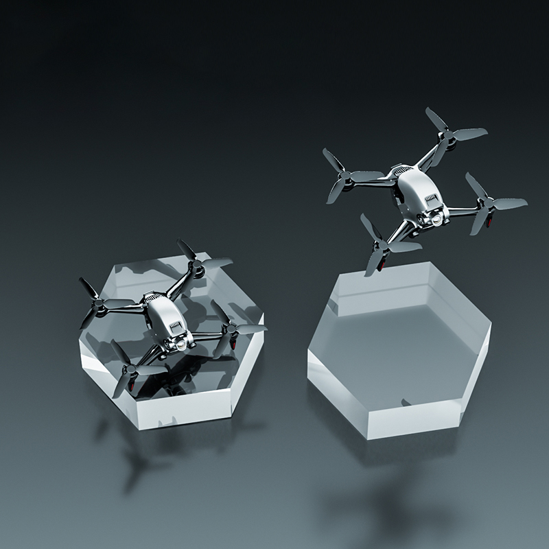 Clear Polished Hexagonal Acryl - огляд і ціна Photo Acrylic Block