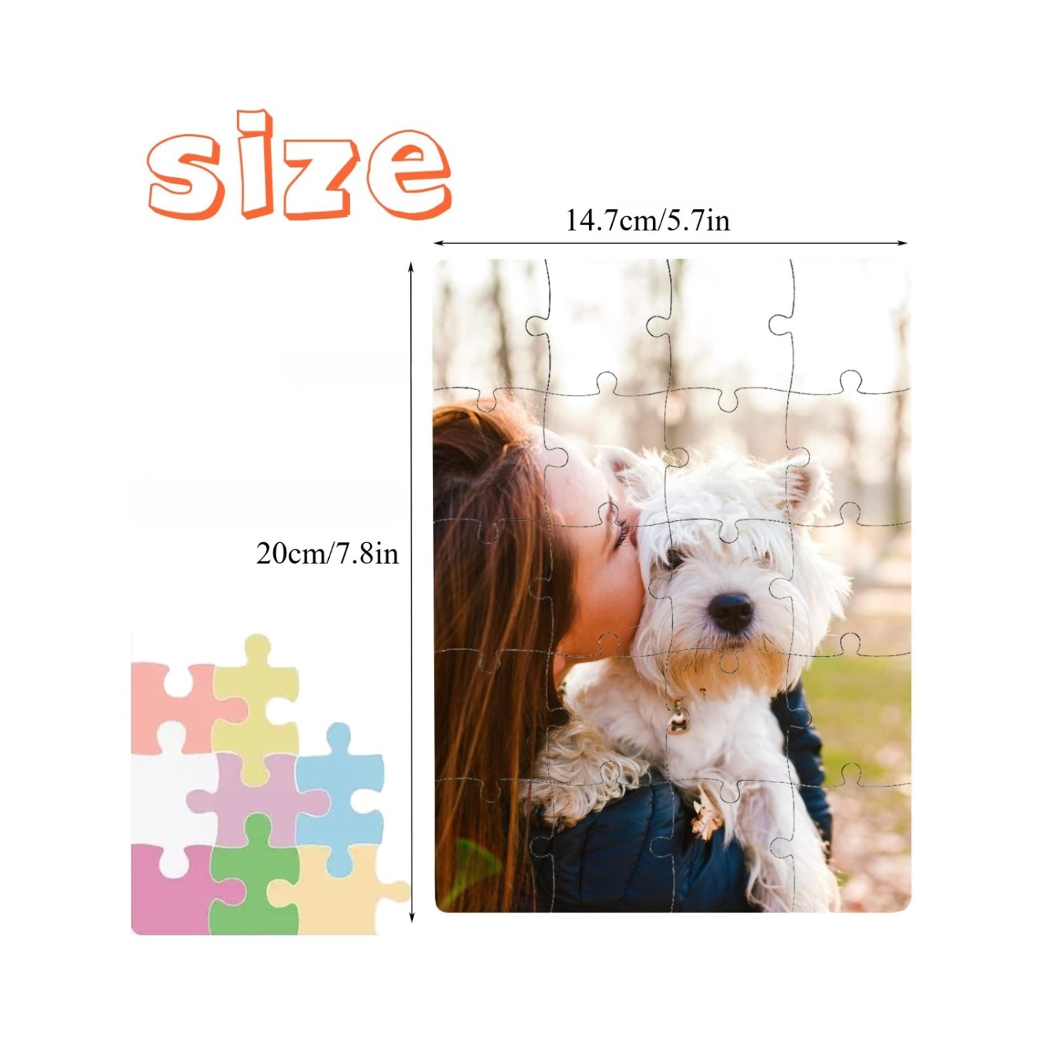 6pcs Blank Sublimation Puzzles - огляд і ціна Puzzle Blank White