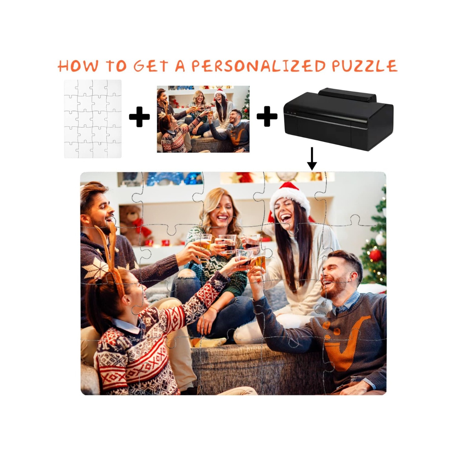 6pcs Blank Sublimation Puzzles - огляд і ціна Puzzle Blank White