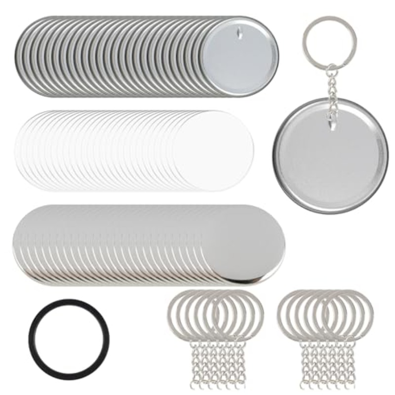 100 Sets 58 Mm/ 44 Mm Button M - огляд і ціна Button Badge Blank