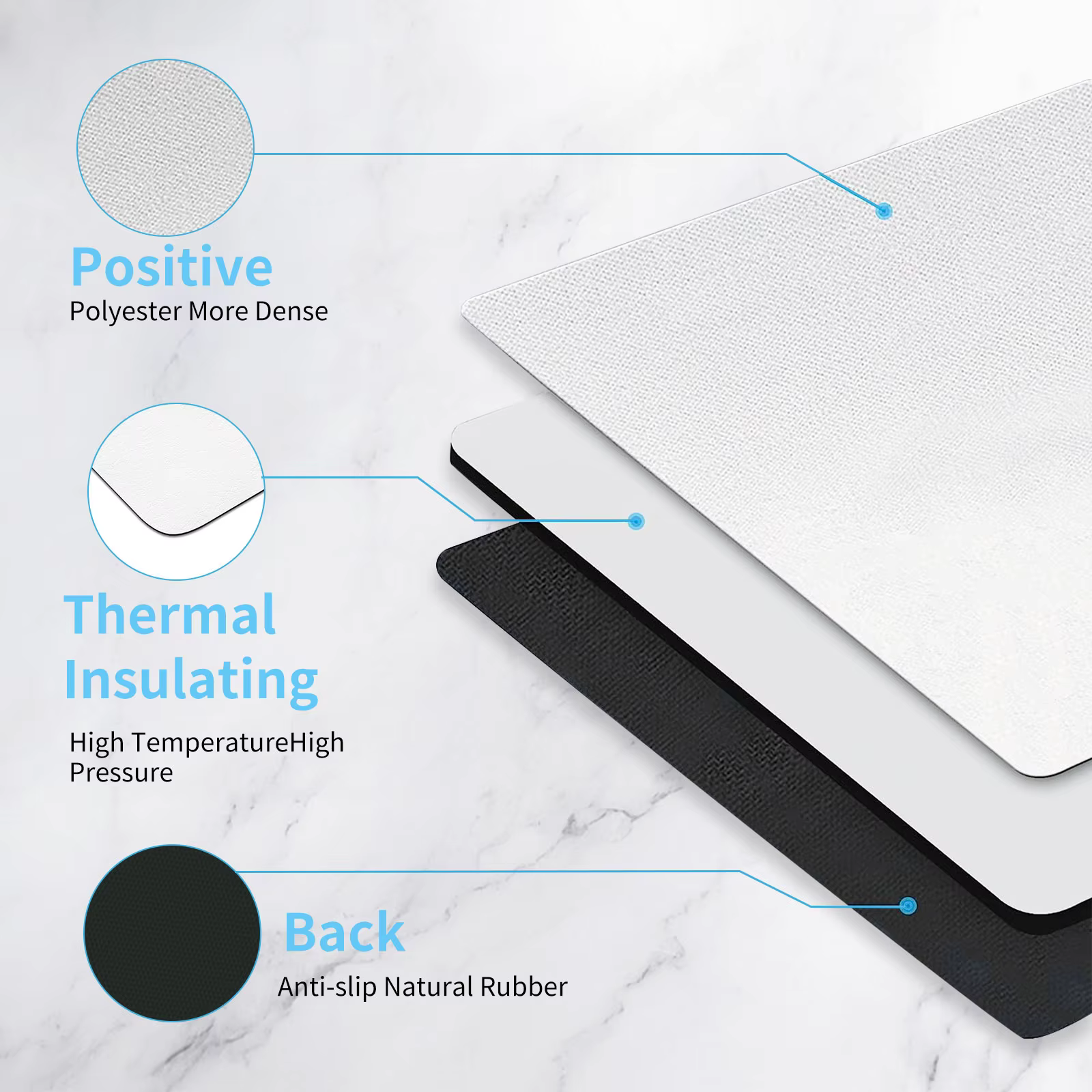 1 Pc Sublimation Mouse Pad Bla - огляд і ціна Mouse Pad Blank Sublimation