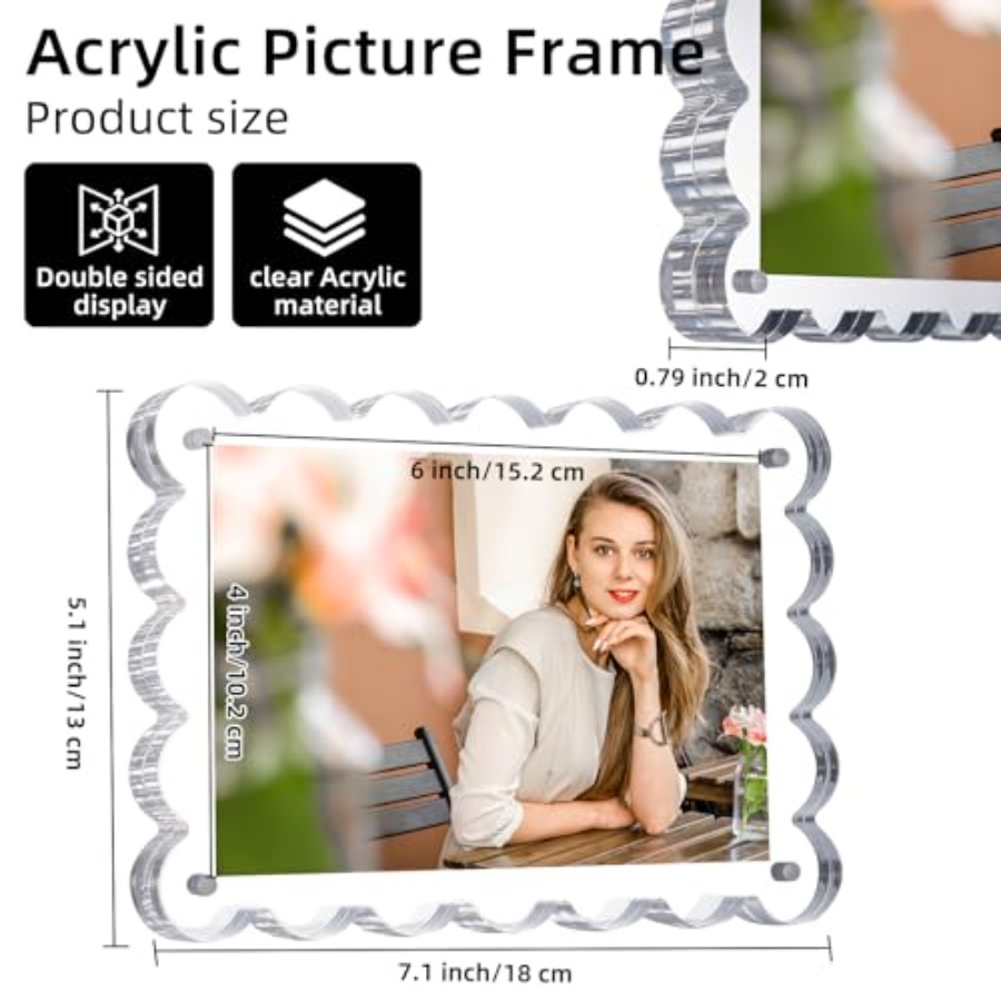 3 Pack Acrylic Picture Frame.  - огляд і ціна Photo Acrylic Block