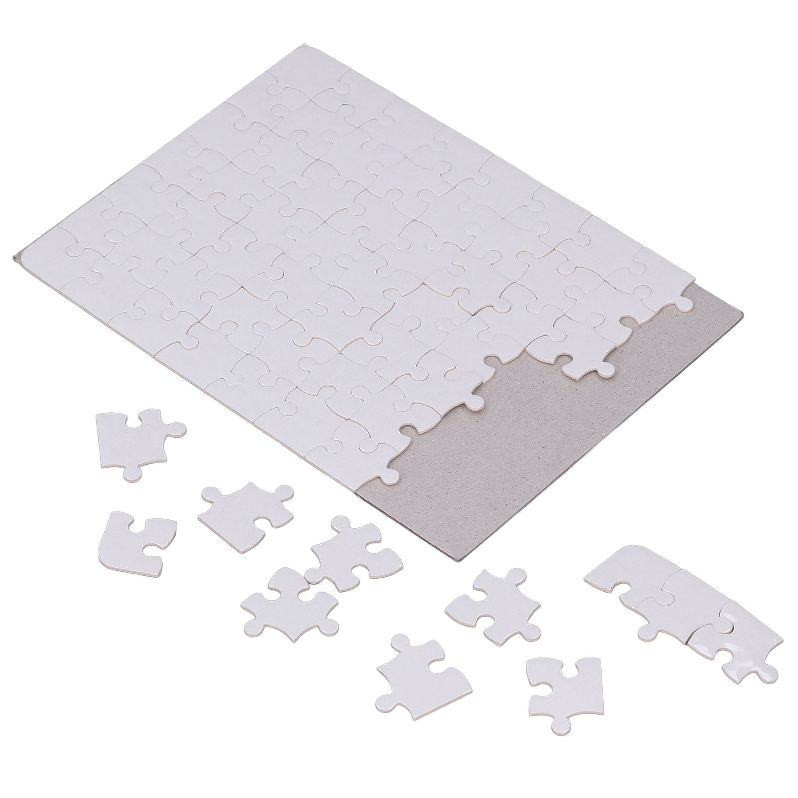 6 Set Blank Puzzles 13x18cm Wh - огляд і ціна Puzzle Blank White