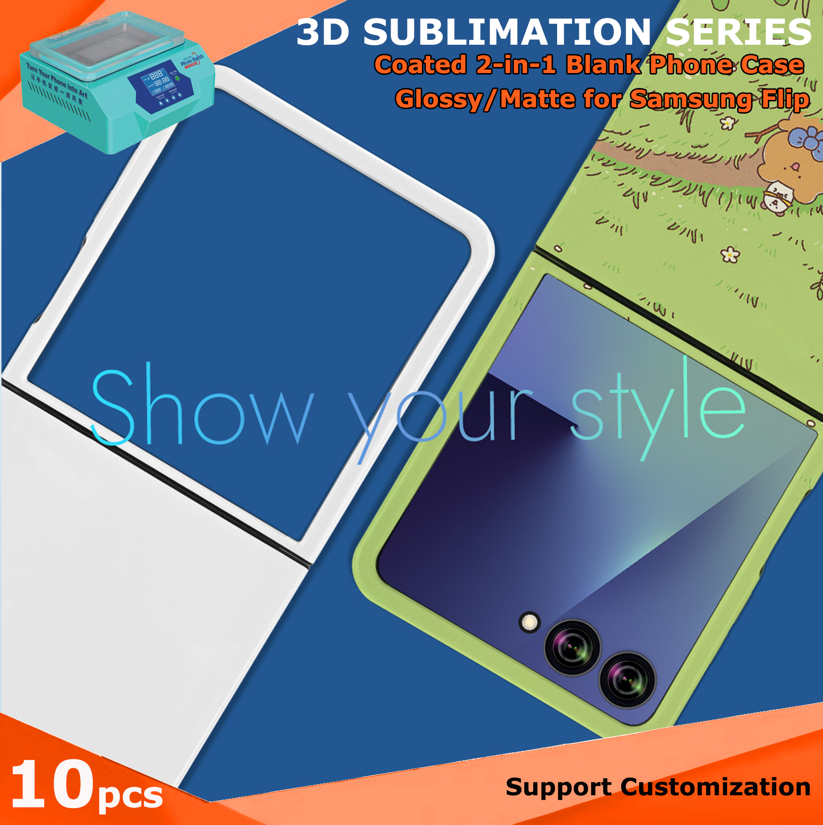Fonlyu 10pcs Coated 2 in 1 Bla - огляд і ціна Phone Case Blank Print