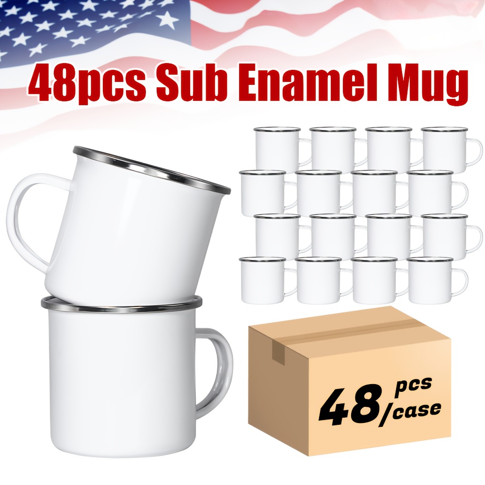 48pcs 11.83oz Sublimation Whit - огляд і ціна Sublimation Mug White