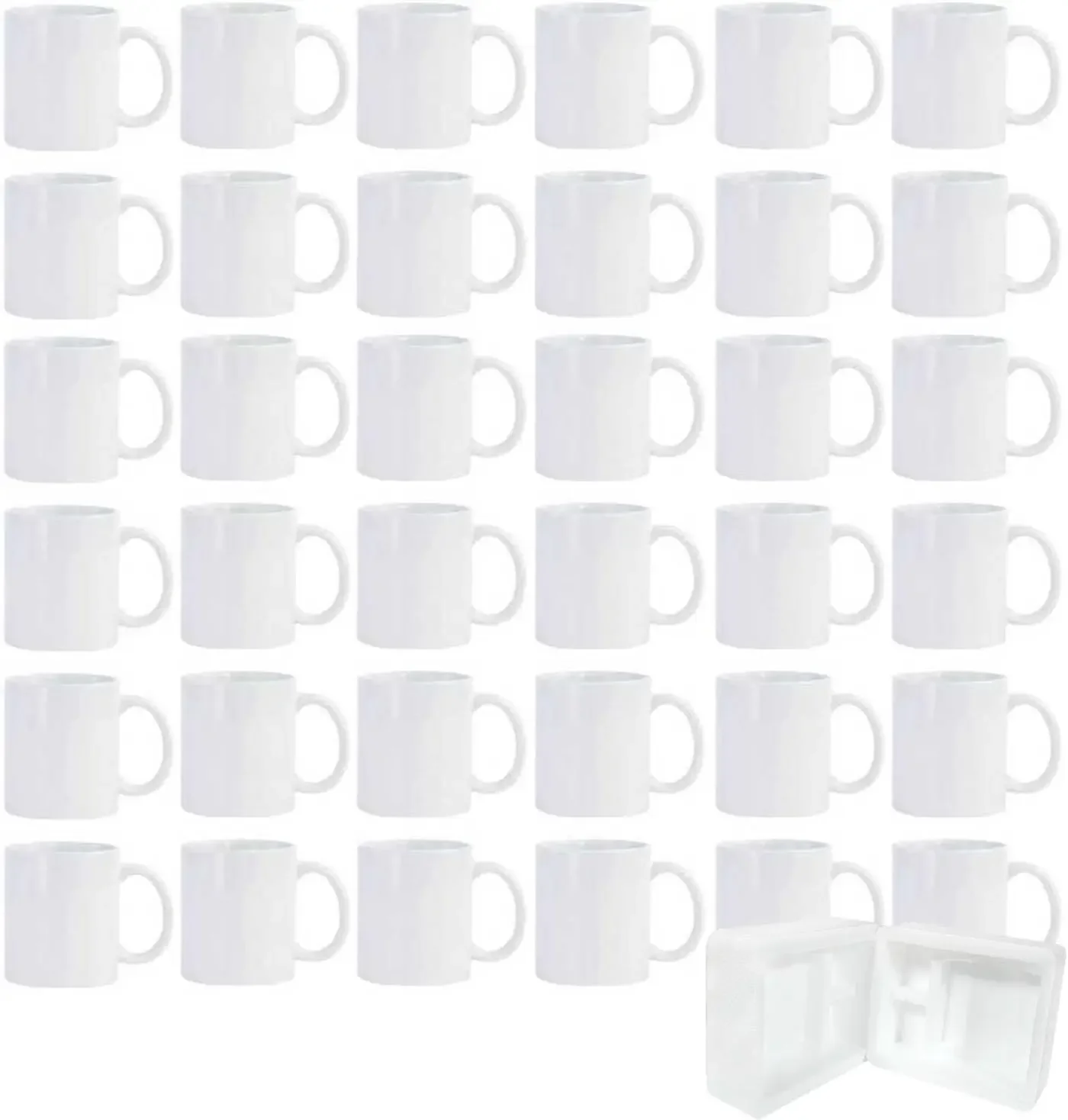 36pcs Sublimation Mugs, 11oz W - огляд і ціна Sublimation Mug White