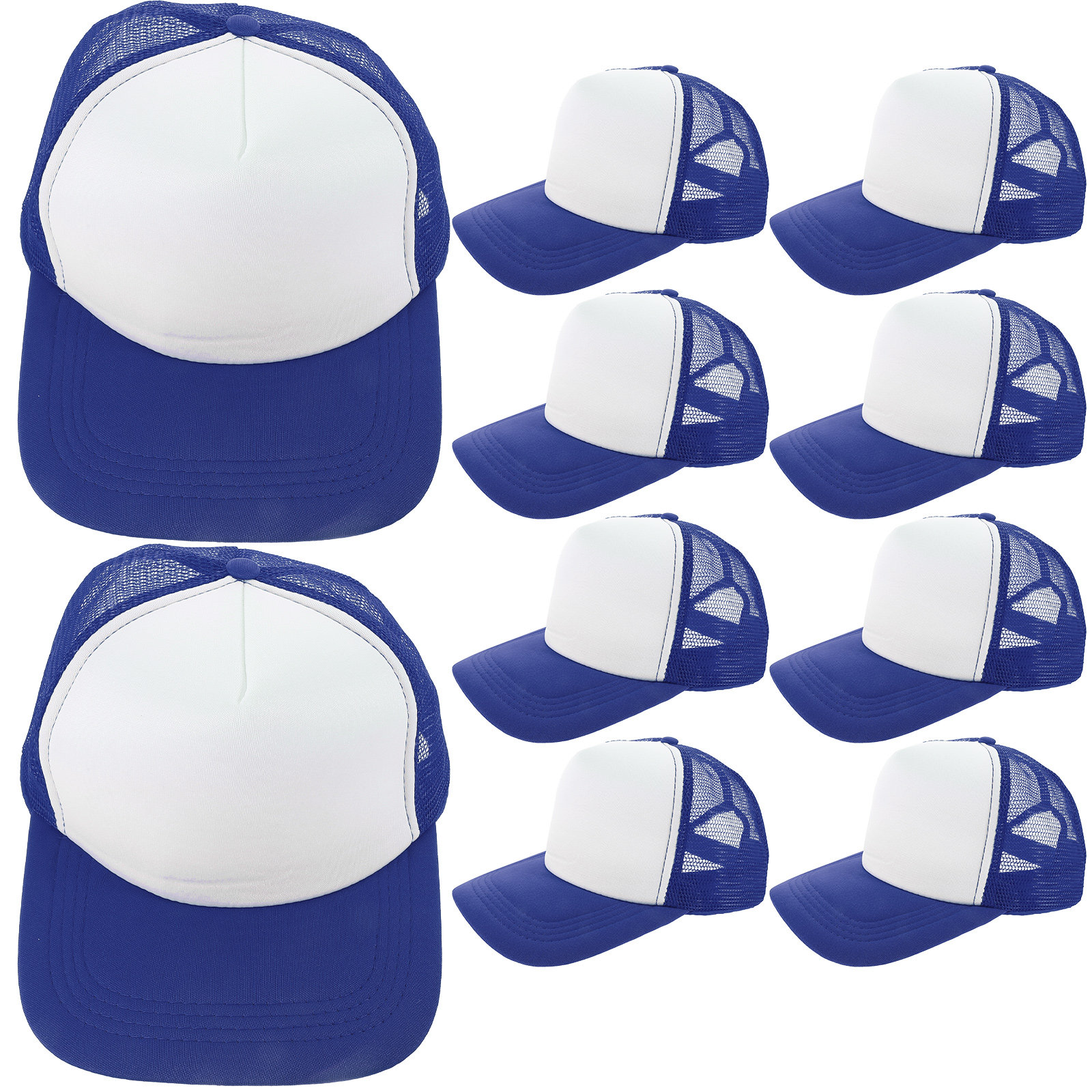 10Pcs Blank Mesh Baseball Hats - огляд і ціна Hat Sublimation Blank