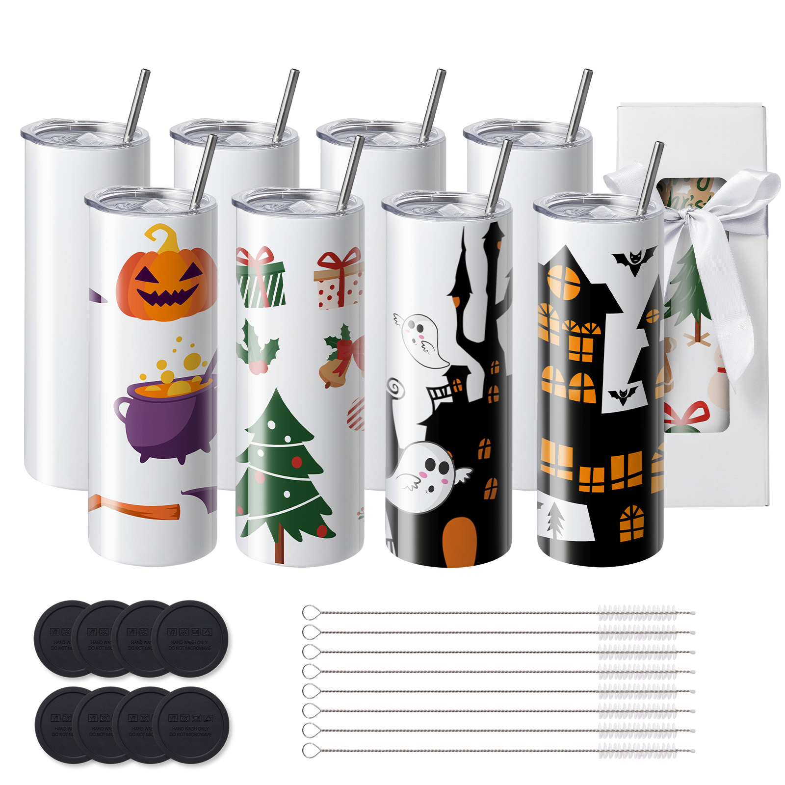 SucceBuy 8/12/14/16/24/50PC St - огляд і ціна Sublimation Mug White