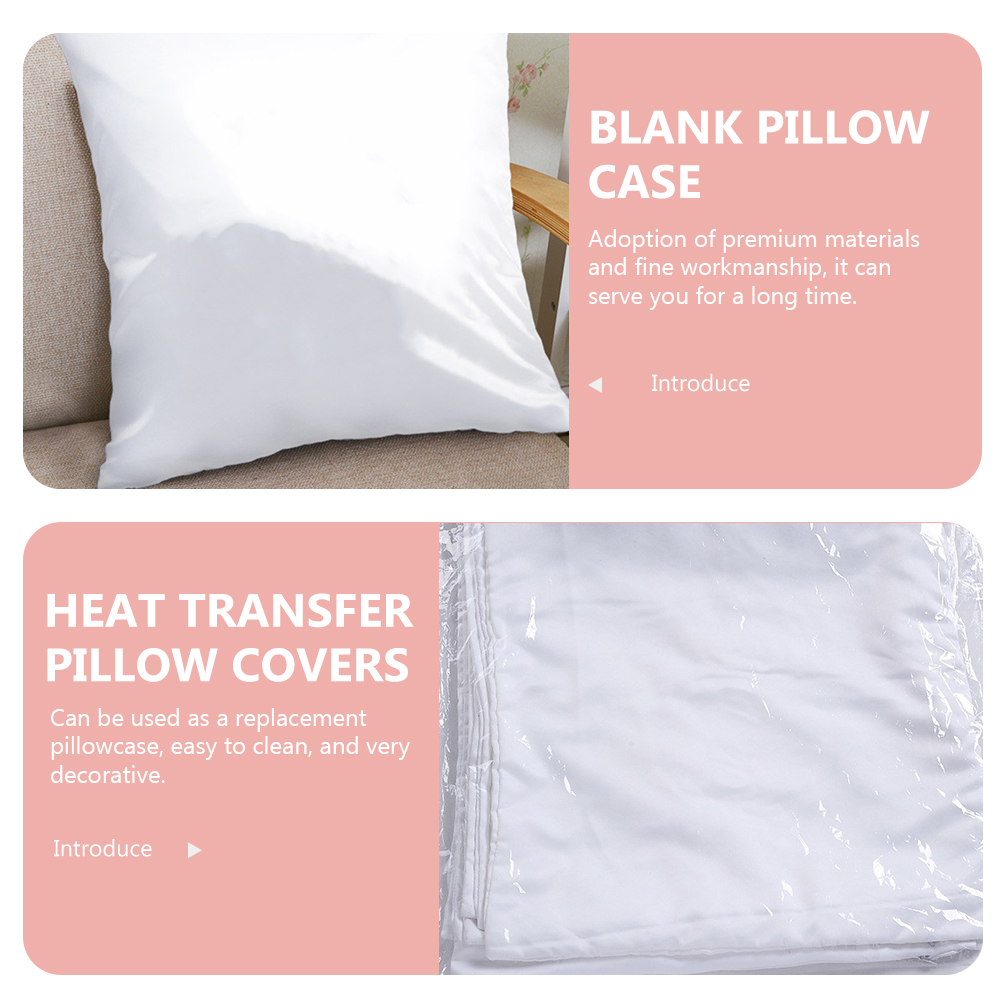 4Pcs White Sublimation Pillow  - огляд і ціна Pillow Cover Sublimation