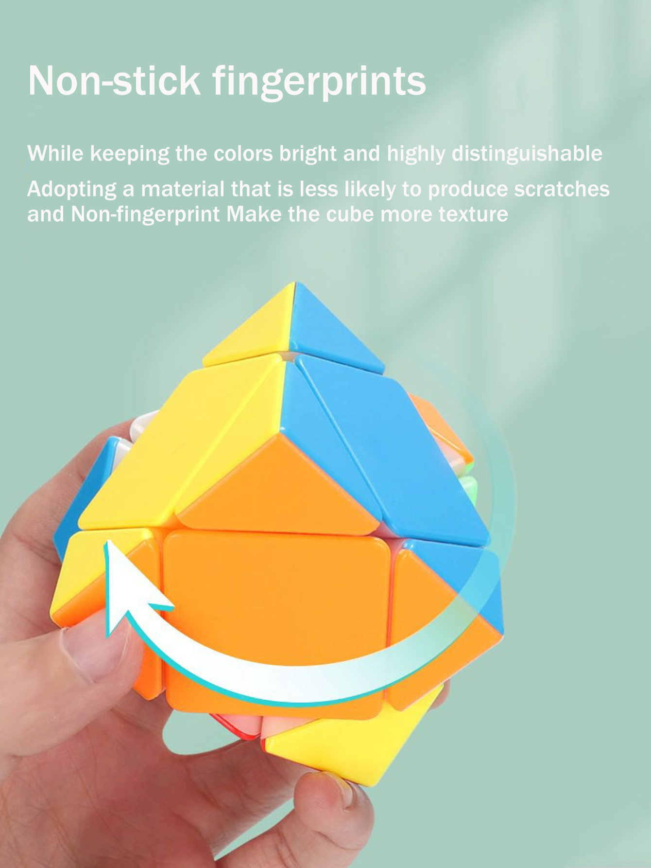 SENGSO Skewb Speed Cube Sticke - огляд і ціна Puzzle Blank White