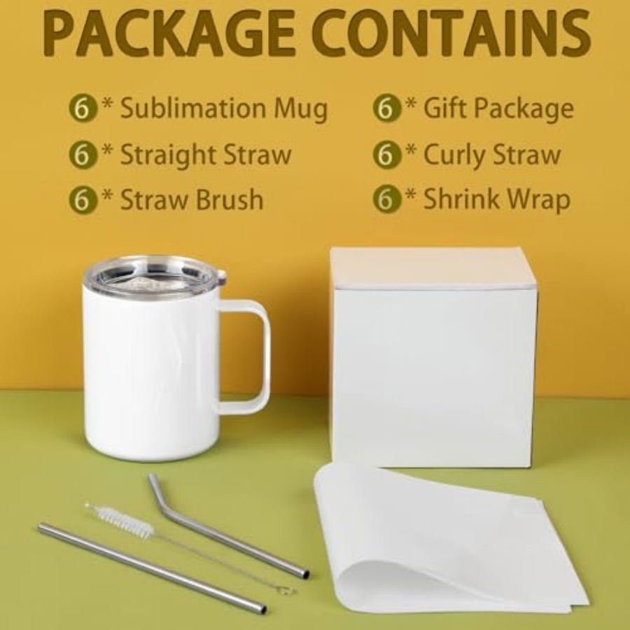 12 Oz Sublimation Coffee Mug B - огляд і ціна Sublimation Mug White
