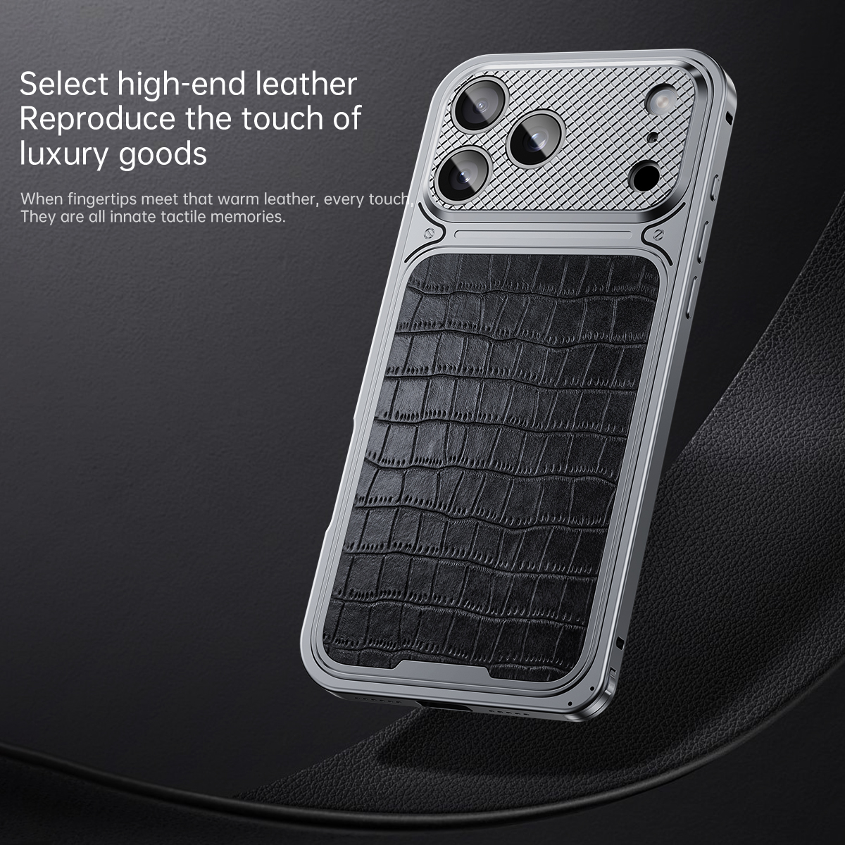 High End Crocodile Leather Pat - огляд і ціна Metal Photo Panel
