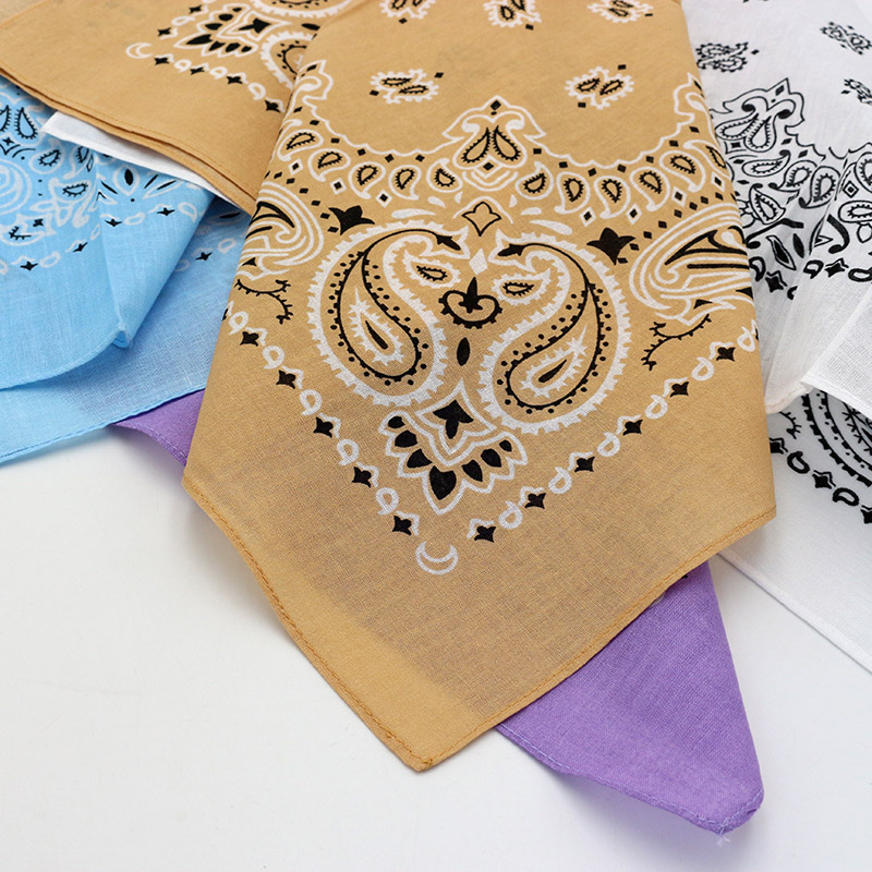 55CM Square Scarf  Women Sprin - огляд і ціна Bandana Blank White