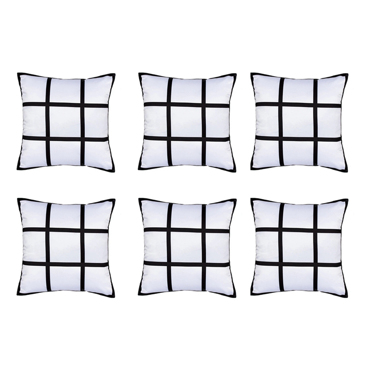 A45I 6Pcs Sublimation Blank Pa - огляд і ціна Pillow Cover Sublimation