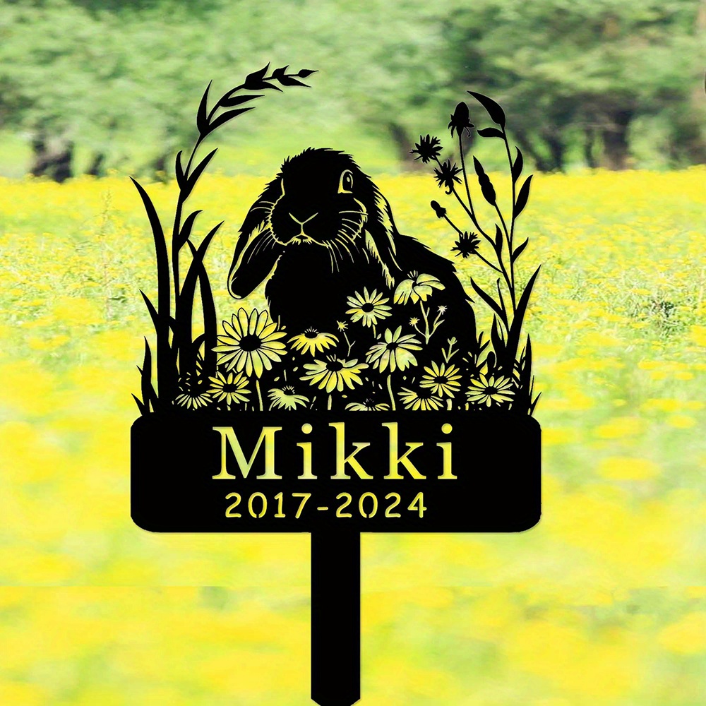Custom Lop-Eared Rabbit Memori - огляд і ціна Yard Sign Blank