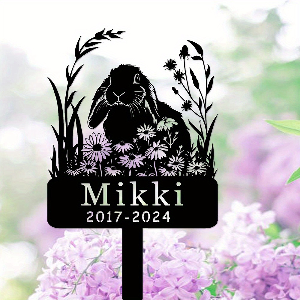 Custom Lop-Eared Rabbit Memori - огляд і ціна Yard Sign Blank