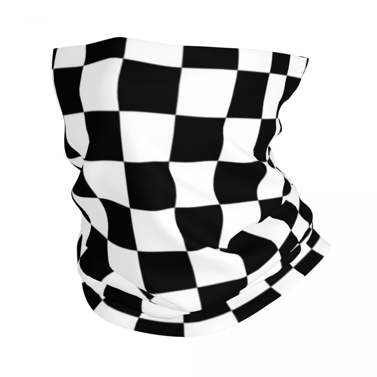 Black And White Checkered Band - огляд і ціна Bandana Blank White