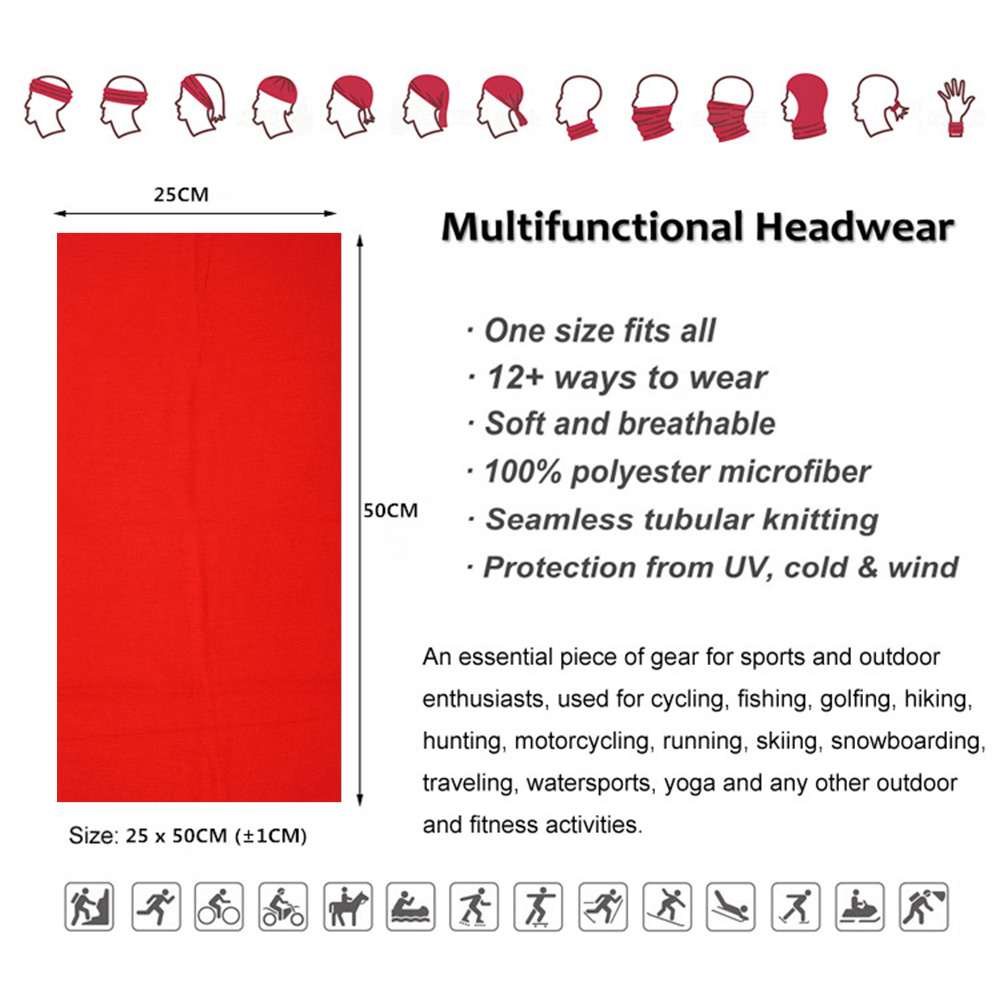 Summer UV-Protection Bandana S - огляд і ціна Bandana Blank White