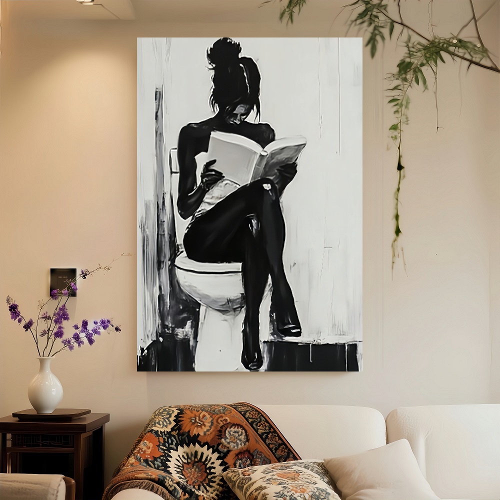 Framed 1pc Modern Abstract Wom - огляд і ціна Canvas Wrap Ready