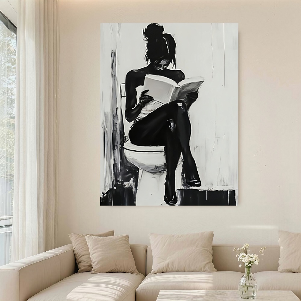 Framed 1pc Modern Abstract Wom - огляд і ціна Canvas Wrap Ready
