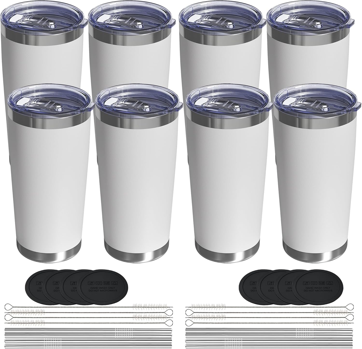 20oz Leakproof Travel Coffee T - огляд і ціна Tumbler 20Oz White