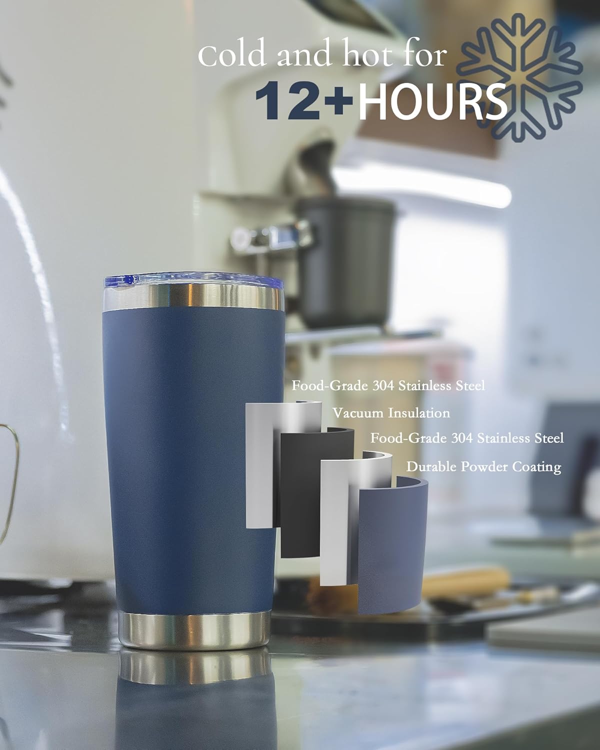 20oz Leakproof Travel Coffee T - огляд і ціна Tumbler 20Oz White