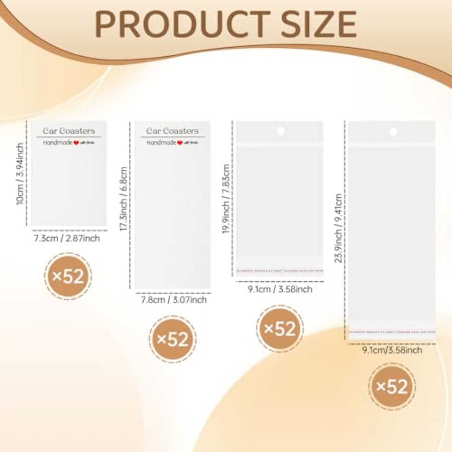 312 Pcs Ceramic Car Coasters 2 - огляд і ціна Coaster Sublimation Blank