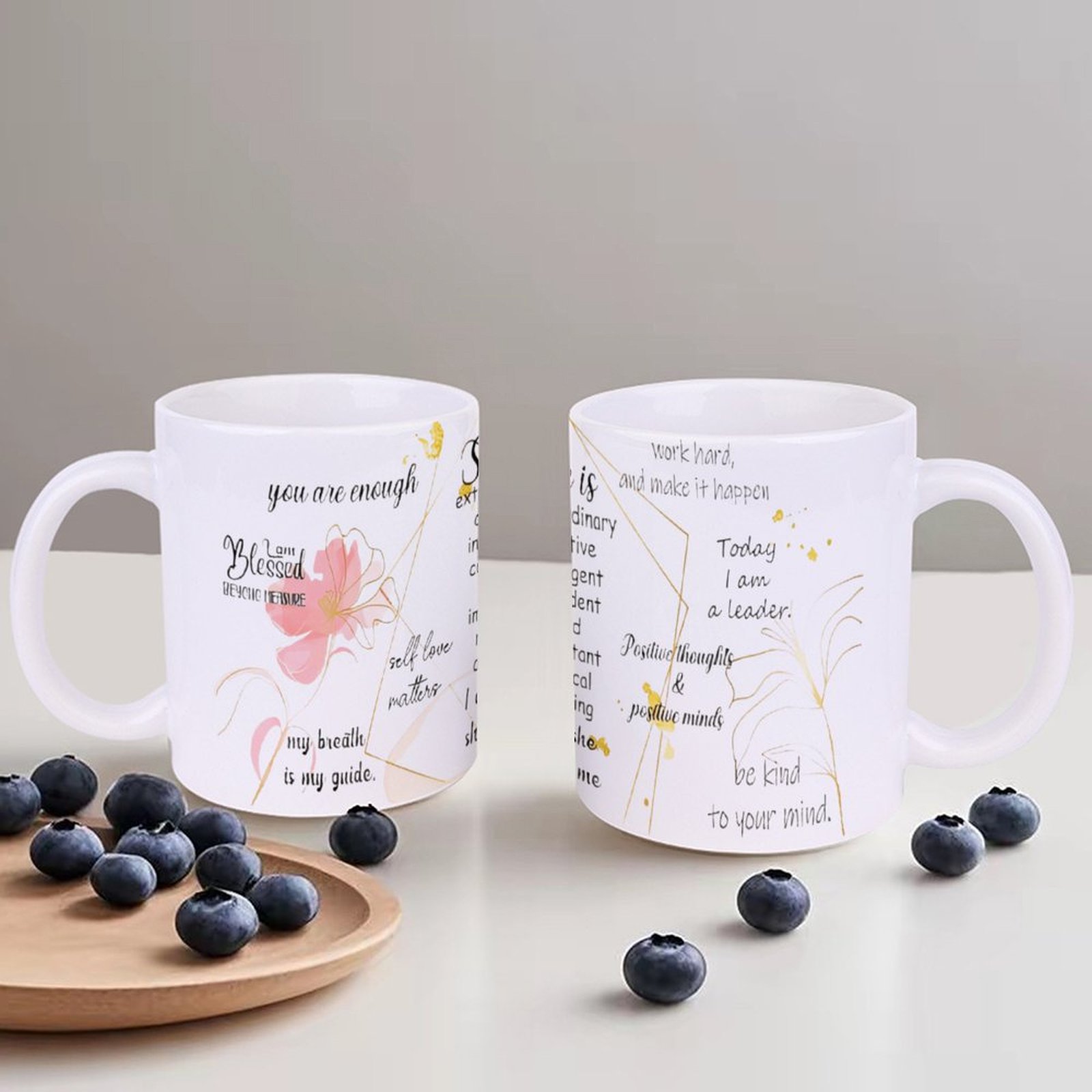 A Poster With A Quote About Sh - огляд і ціна Sublimation Mug White