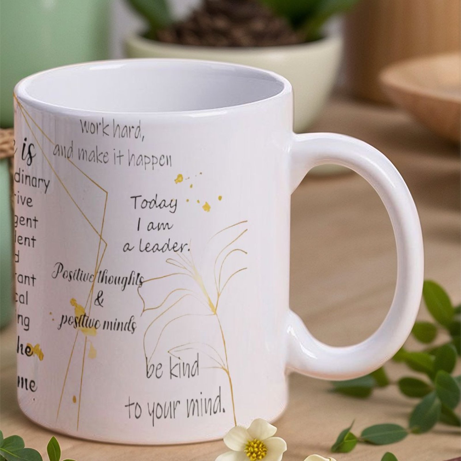A Poster With A Quote About Sh - огляд і ціна Sublimation Mug White