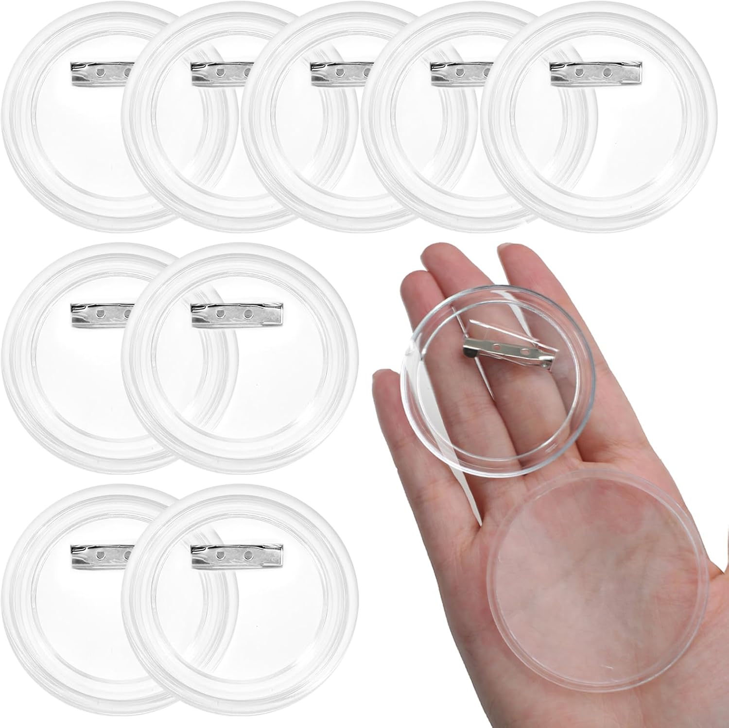 15 Pcs 3 Inch Blank Button Pin - огляд і ціна Button Badge Blank