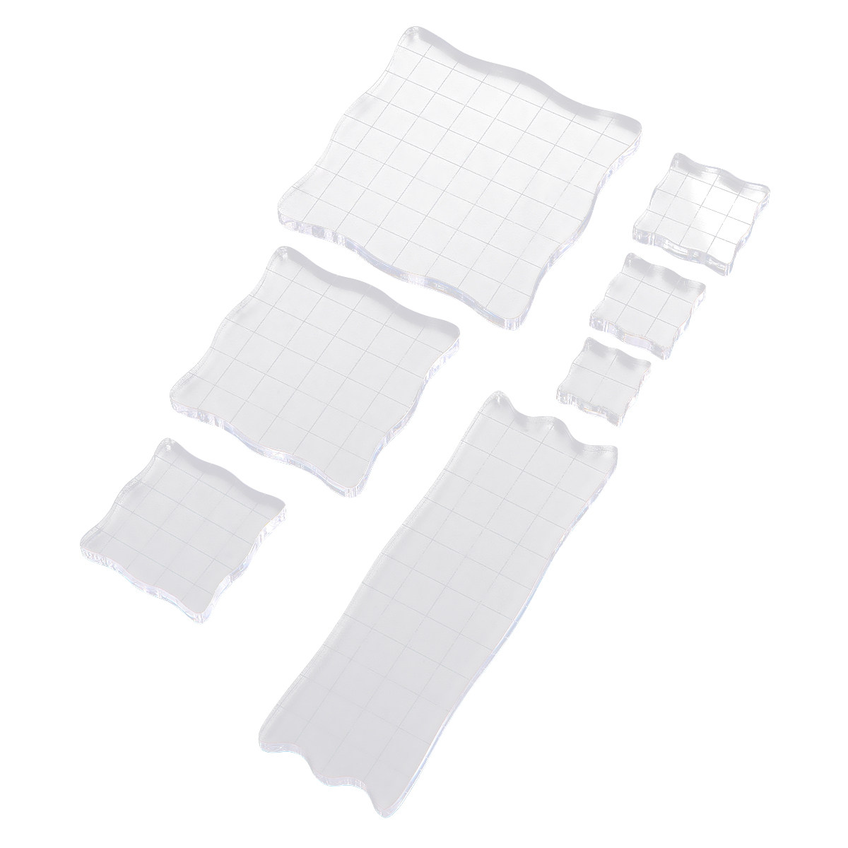 7Pcs Silicone Seal Supplies Ac - огляд і ціна Photo Acrylic Block