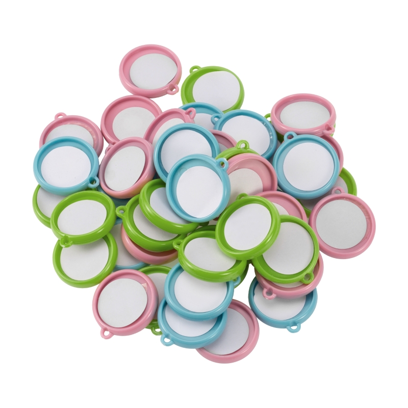50pcs/Set 32mm Double-side Key - огляд і ціна Button Badge Blank