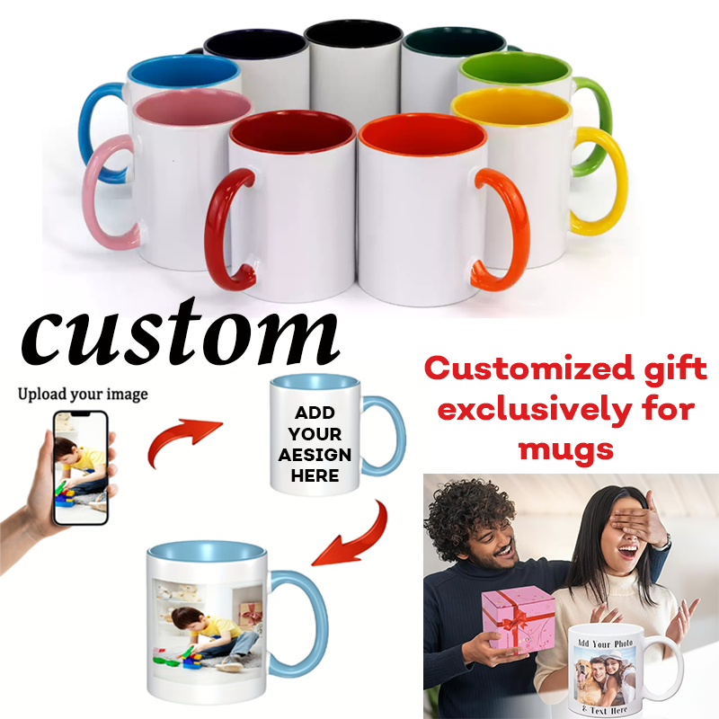 Custom Ceramic Mug Color Insid - огляд і ціна Sublimation Mug White