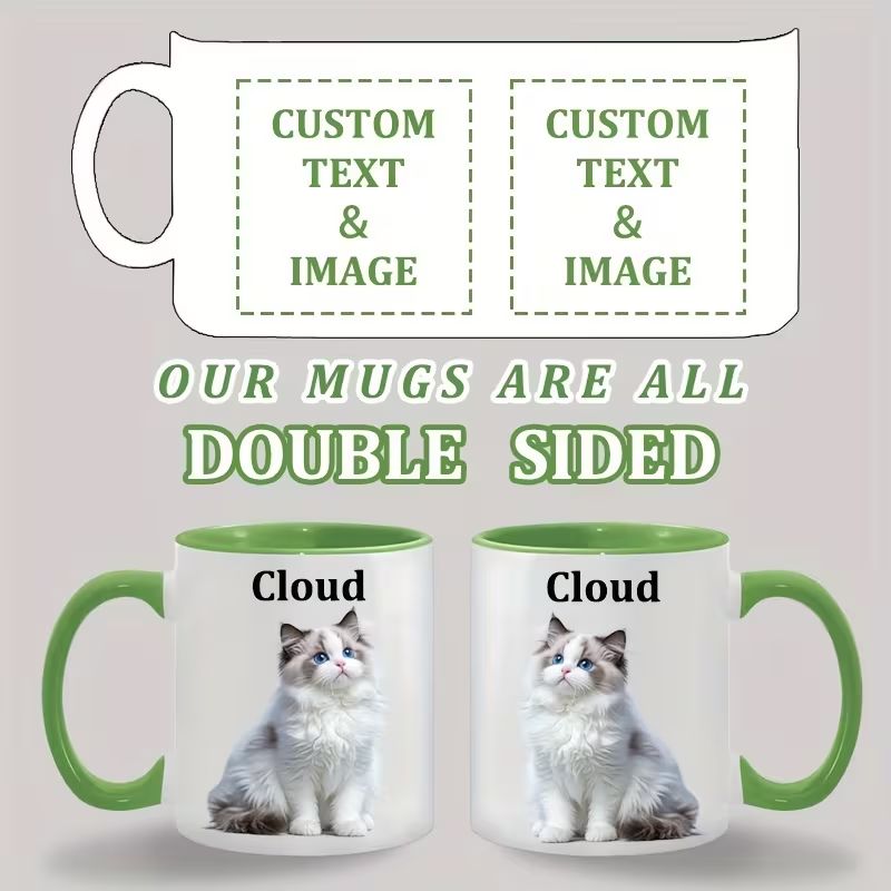 Custom Ceramic Mug Color Insid - огляд і ціна Sublimation Mug White