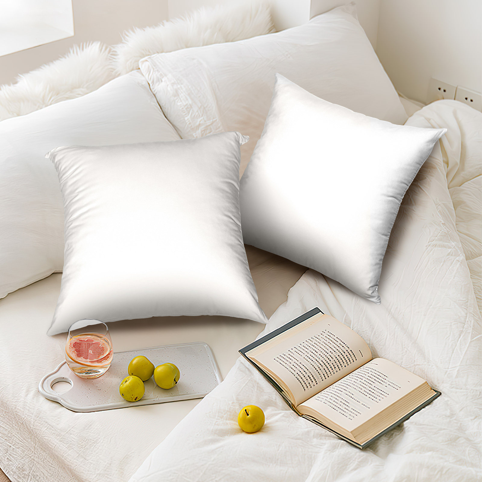 4Pcs White Sublimation Pillowc - огляд і ціна Pillow Cover Sublimation