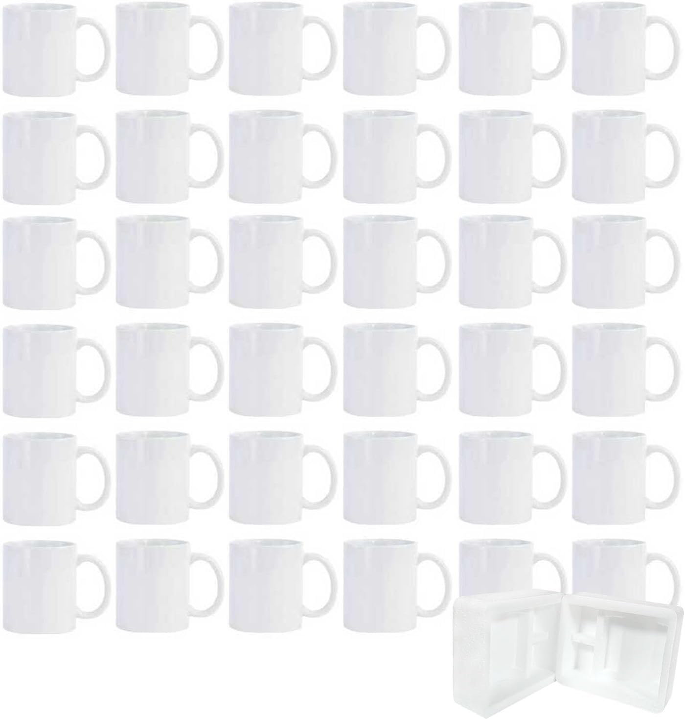 36pcs Sublimation Mugs 11oz Wh - огляд і ціна Sublimation Mug White